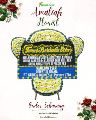 Papan Bunga Duka di Gantar