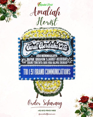 Papan Bunga Duka di Gantar